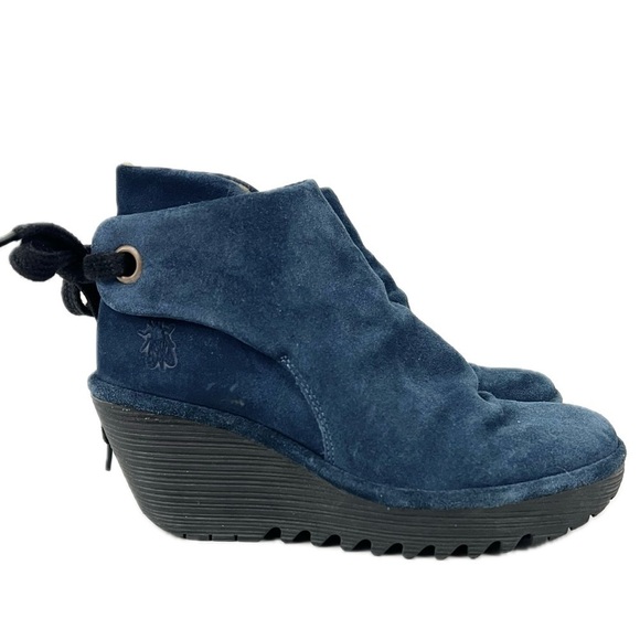 Fly London Yebi Diesel Booties - Size 5 - Picture 7 of 12